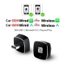 Wireless Car Adapter for Apple CarPlay and Android Auto — Stereo Receivers, YJMP