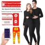 Winter Graphene Heated Thermal Underwear Set with USB Heating — Base Layers, SportSurge
