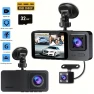 3-Channel Car DVR with Front and Rear Cameras — Rearview Cameras for Cars, LIAESMART