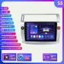 Car Stereo with Android 14, 9.5-inch QLED Display, Wireless CarPlay, Android Auto, 4G LTE, GPS Navigation, and DSP... — Car Infotainment System, Hizpo