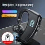 Single Ear Digital Display Bluetooth Headset — Headsets, AI Supermarket
