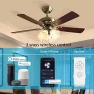 Smart Wi-Fi Ceiling Fan Remote Control Kit, 53T