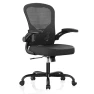 Ergonomic High Back Mesh Desk Chair with Flip-Up Armrests — Desk Chairs, Synorla