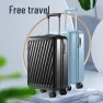 Pigskin Smart Lock Travel Suitcase — Smart Luggage, Diplomat