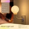 Smart Moon Lamp with Voice Control and 3 Lighting Modes — Desk Lamp, Haoyouqu