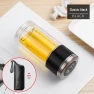 Smart Temperature Display Double Wall Tea Infuser Glass Bottle — Beverage Warmers, JDST online