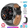 Smart Watch with NFC, AMOLED HD Display, Heart Rate Monitor, Bluetooth Calling, IP68 Waterproof — Smart Watch, Wula Mall