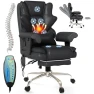 7-Point Massage Office Chair with Heating and Footrest — Desk Chairs, Mvpipi
