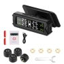 Tire Pressure Monitoring System with Solar Power and Temperature Alert — TPMS, AINYSZIN