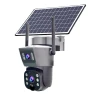 4K Dual Lens Solar Powered Security Camera — Security Camera, Guudgo