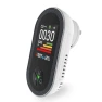 4-in-1 Plug-in Gas Detector with CO Combustible Gas Monitor, Temperature/Humidity Sensor, Built-in Alarm, and Digital... — Air Quality Monitor, MOES