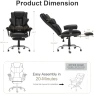 Ergonomic Office Chair with Heated Massage Function — Massage Chairs, ALYEEPLOR