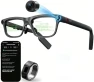 Smart Glasses with Camera & AR Display, Invisible Teleprompter & 268-Language Real-Time Translation — Smart Glasses, Domars