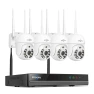 WiFi Camera Set with Auto Tracking and Motion Detection — Security Camera, Hiseeu