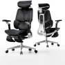 E3 Pro 2026 Edition Ergonomic Office Chair, Mesh Desk Chair with 3-Zone Floating Lumbar Support, Upgraded 4D Headrest,... — Smart Chairs, Hbada