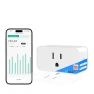 Smart Plug with Energy Monitoring, 15A 1800W 2.4Ghz Wi-Fi Outlet 4-Pack — Smart Plug, AiSeek