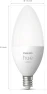 Smart Candle-Shaped LED Bulb - Soft Warm White - 2 Pack — Smart Light Bulb, Philips Hue