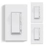 Digital Dimmer Light Switch for 300W Dimmable LED/CFL and 600W Incandescent/Halogen, Single Pole/3-Way LED Slide Dimmer,... — Smart Switch, ELEGRP