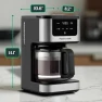 Deluxe 14 Cup Programmable Drip Coffee Maker with Glass Carafe — Coffee Maker, Pantrymade