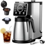 Programmable 5 Cup Drip Coffee Maker with Single Serve & Carafe — Coffee Maker, SHARDOR