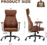 Leather Desk Chair — Smart Chairs, E-Motie