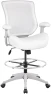 400lbs Mid Back Mesh Ergonomic Drafting Chair for Standing Desk Office Wide Chair with Built-in Lumbar Support, Big... — Smart Chairs, BOLISS