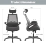 Big and Tall Ergonomic Executive Chair with Wide Seat — Smart Chairs, BOLISS