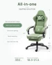 Breathable Fabric Gaming Chair with Gel Pad and Footrest — Smart Chairs, Dowinx