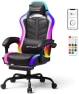 Gaming Chair with RGB LED Lights and Bluetooth Speakers — Smart Chairs, GTPLAYER