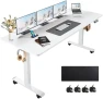 Electric Standing Desk 70 x 27 Inches Adjustable Height — Standing Desk, KORGOL