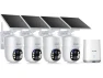 Wireless Outdoor Security Camera, 4 Cameras — Security Camera, SOLIOM