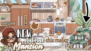 NEW FREE NATURAL CHIC HOUSE MAKER Aesthetic🧸AVATAR WORLD House Ideas✨NEW UPDATE FREE [House Design]