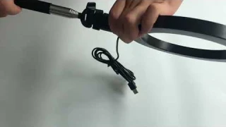 Светодиодный светильник для селфи с usb разъемом штатива 20 см камеры телефона кольцевой фотостудии