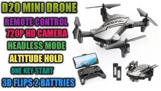 D20 mini drone drone review | deerc d20 mini | DEERC D20 720p HD Camera Drone