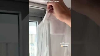 The Curtain Driver E1 gives you smart, motorized control of your existing curtains😊 @homesmart.sg