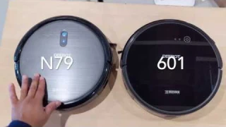 SiDE BY SIDE LOOK AT ECOVACS DEEBOT 601 AND N79 Robot Vacuum Cleaner "Quick look"
