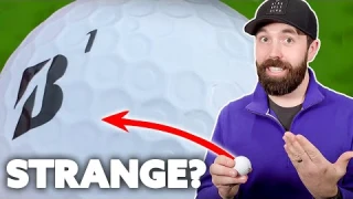 These golf balls have WEIRD dimples