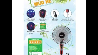 Review Quạt cây Hyundai HDE 6100 Điều Khiển Từ Xa