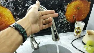 Смеситель для кухонной с сенсорным управлением, KH-1005 с AliExpress