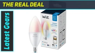 Transform Your Lighting Experience with WiZ 60W Color LED Smart Candle Bulb!