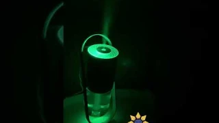 Увлажнитель воздуха мини настольный для дома и офиса, с функцией ночник - проектор с LED подсветкой