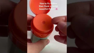 How to fix your Bubble Slam Dunk moisturizer to pump beautiful flower again #shorts