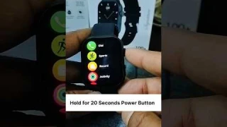 How to factory Reset/Hard Reset smart watch in 20sec #smartwatch #gadgets #watch #shortfeed #xcell