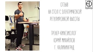 Отзыв на стол с электрической регулировкой высоты (рама стола с электроподъемом)