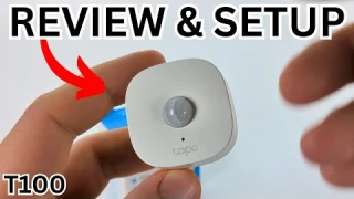 Tapo Motion Sensor Review, Setup, & Demo - T100