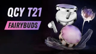QCY T21 FairyBuds - TWS наушники с функцией управления камерой телефона
