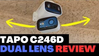 Tapo Dual Lens Camera Review - C246D Security Smart Camera with Telephoto and Wide Angle lens