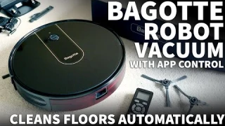 Bagotte Robot Vacuum with Remote - Alexa Enabled Robot Vacuum Cleaner for Cat and Dog Pet Hair