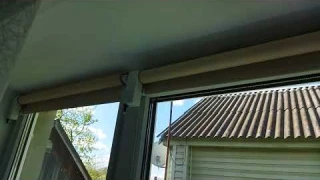 Работа привода рулонных штор на основе мотора с редуктором TT130