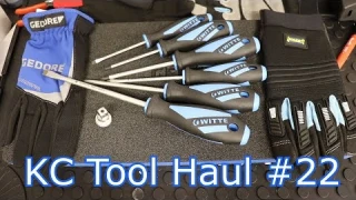 KC Tool Haul #22: Gedore Gizmos, Gloves, and New Witte MaxxPro Screwdrivers!